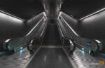 Heavy-duty escalator